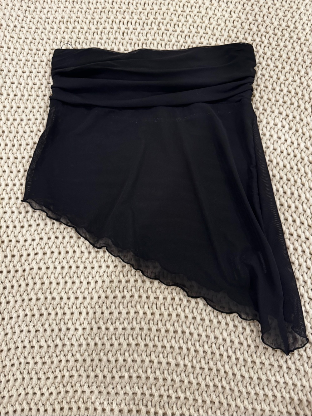 Urban Outfitters Black Asymmetric Top
